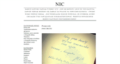 Desktop Screenshot of nic.dybowski.pl